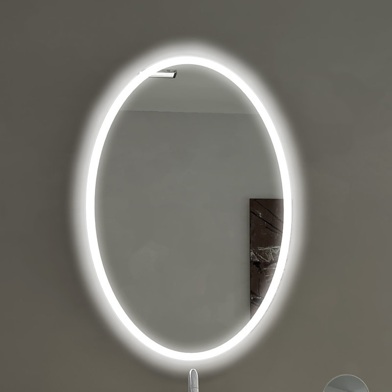 Paris Mirror Oval Backlit Bathroom Vanity Wall Mirror Reviews