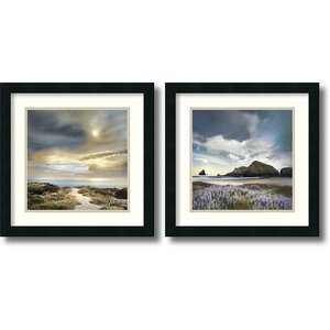 'Sense of Direction and Sweet Illusion' by William Vanscoy 2 Piece Framed Photographic Print Set (Set of 2)