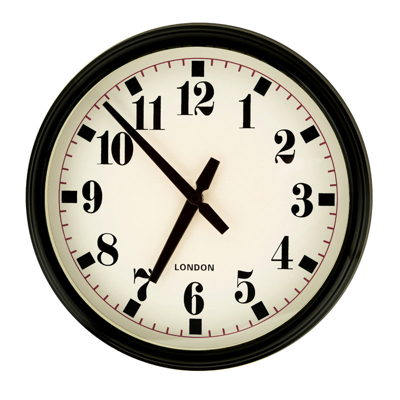 AdecoTrading 11.9" Round Large Stylized Numbers Kitchen ...