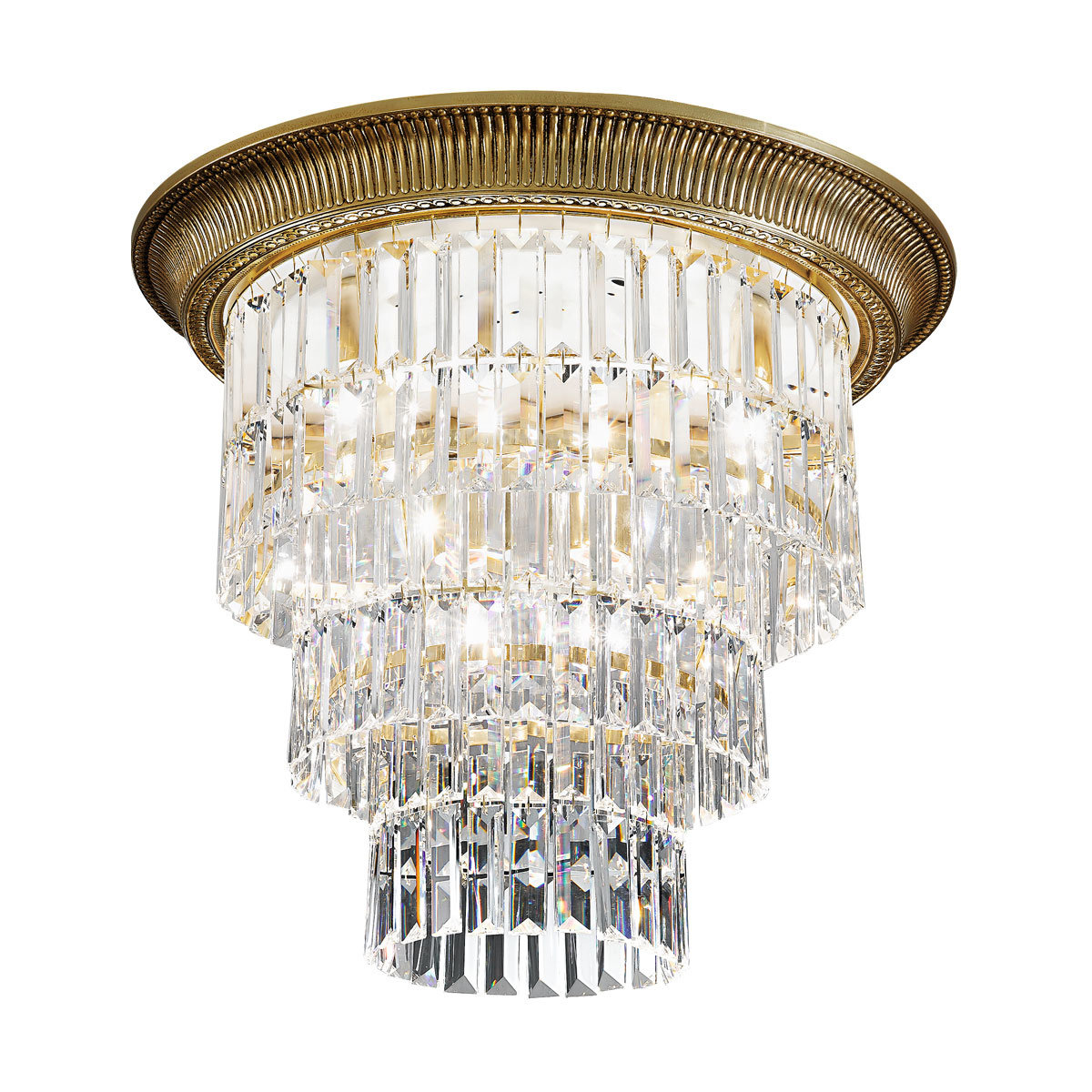 Kolarz Milord Crystal 4 Light Flush Ceiling Wayfair Co Uk