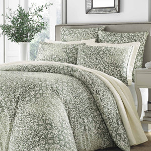 Mahon 100% Cotton 3 Piece Comforter Set