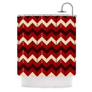 Chevron Dance Shower Curtain