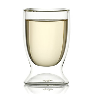 Vinogloww 8 oz. Double Wall Wine Glass (Set of 2)