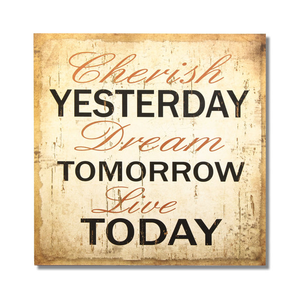 AdecoTrading "Live Today" Wall Decor & Reviews Wayfair