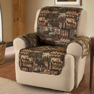 Lodge Box Cushion Recliner Slipcover