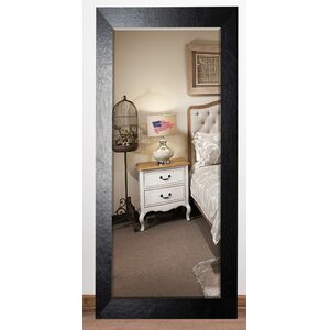 Leather Beveled Wall Mirror