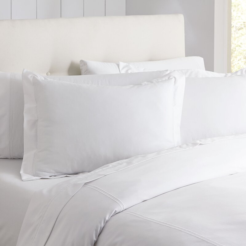 Birch Lane™ Alexa Monogrammed White Sham & Reviews | Wayfair