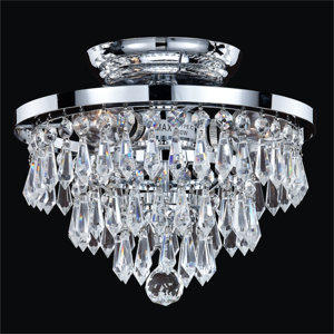 Thorpe Glam 3-Light Close Up Semi-Flush Mount