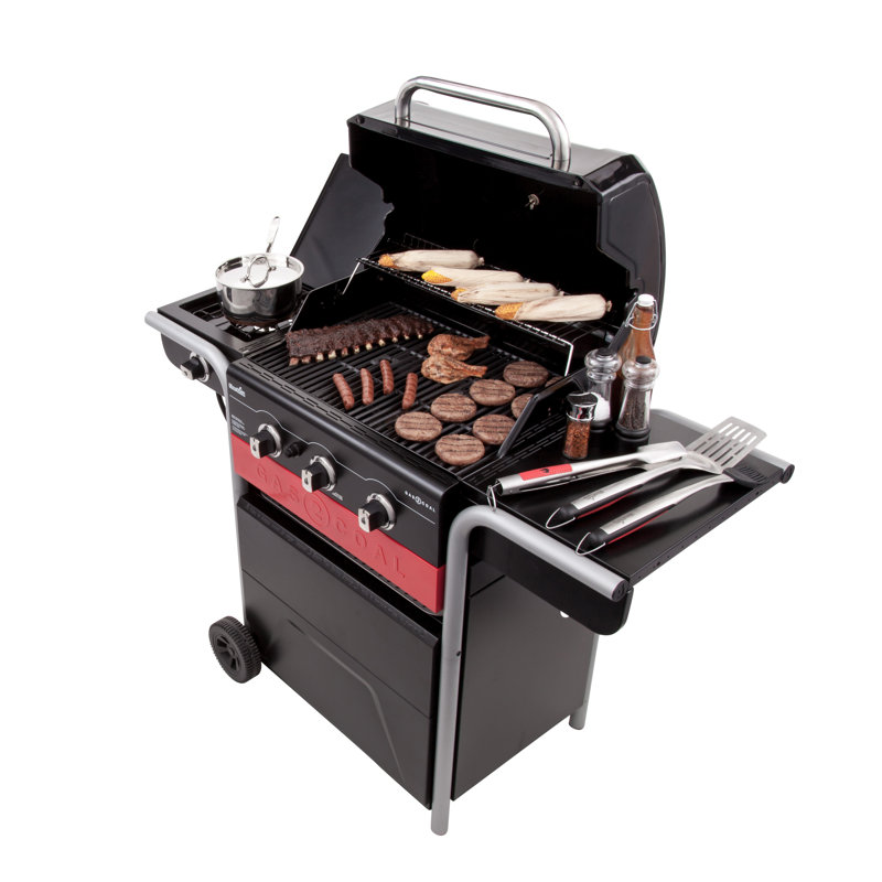 Charbroil Gas2coal Charcoal And 3 Burner Propane Gas Grill Reviews Gas2coal Charcoal And 3 Burner Propane Gas Grill