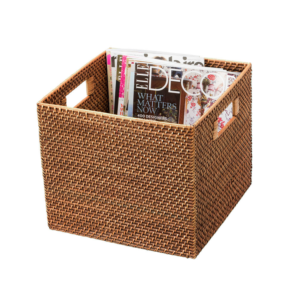 Kouboo Square Rattan Storage Basket & Reviews Wayfair