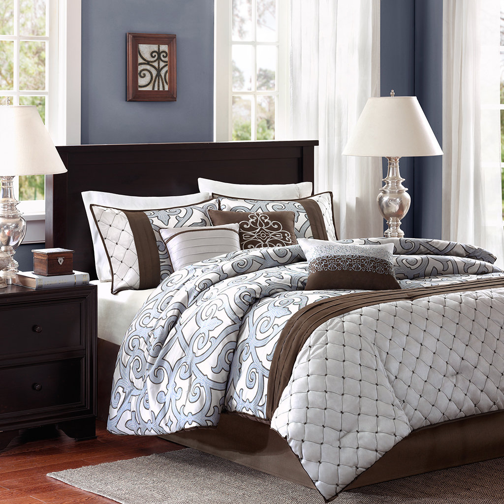 madison park crosby 7 piece comforter set reviews wayfair madison park crosby 7 piece comforter set reviews wayfair