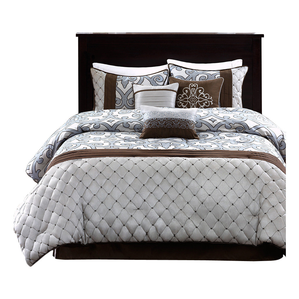 madison park crosby 7 piece comforter set reviews wayfair madison park crosby 7 piece comforter set reviews wayfair