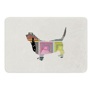 Basset by Bri Buckley Bath Mat