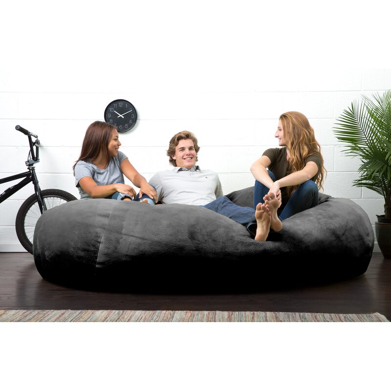 Comfort Research Big Joe Lux Bean Bag Sofa & Reviews | Wayfair