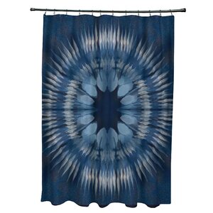 Armstrong Shibori Burst Shower Curtain