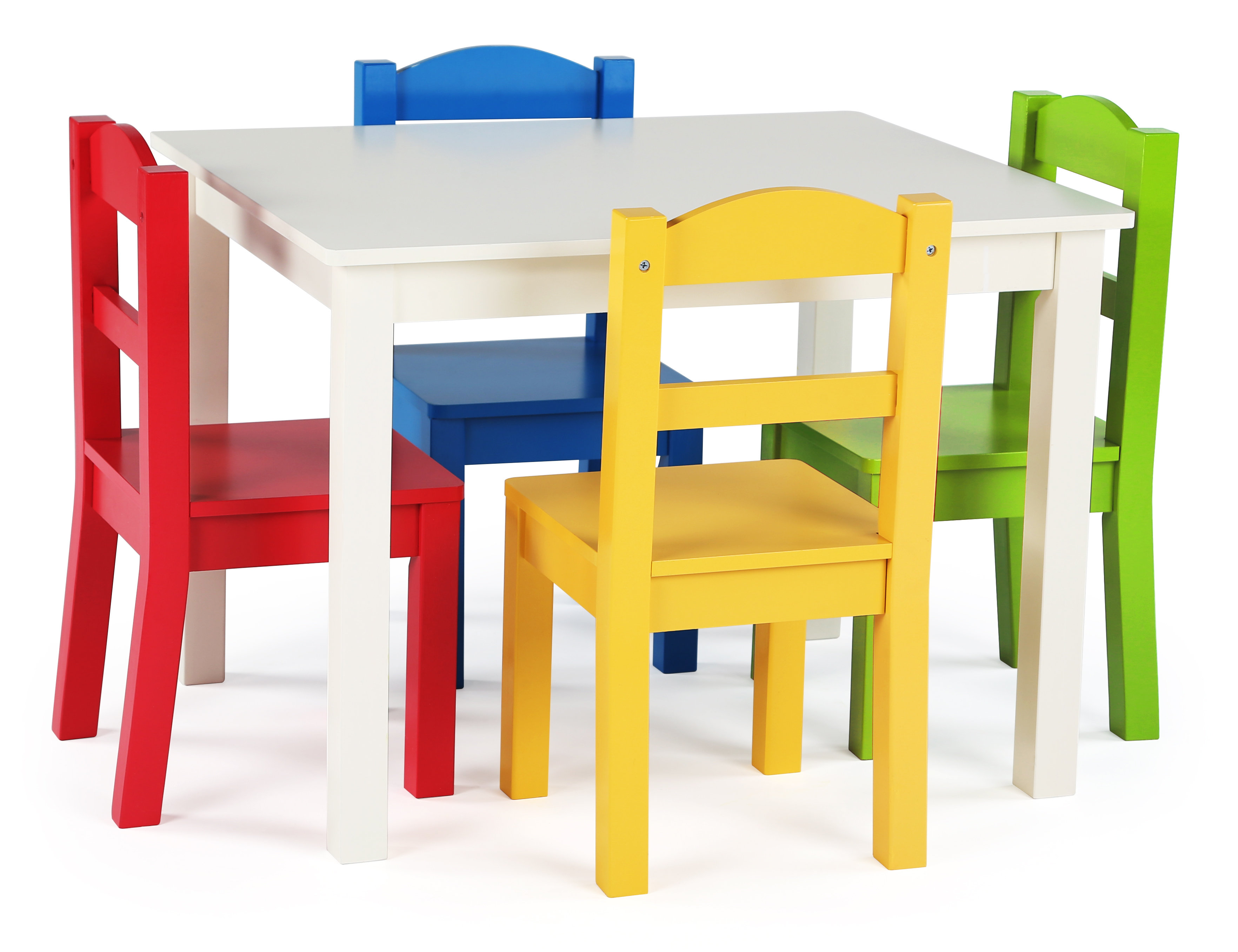 Tot Tutors Samira Kids\' 5 Piece Rectangular Table and Chair Set ... Tot Tutors Samira Kids\' 5 Piece Rectangular Table and Chair Set ...