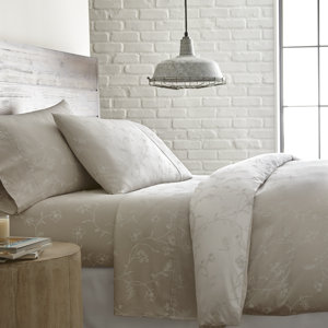 Briteyarn Printed 300 Thread Count 100% Cotton Sheet Set