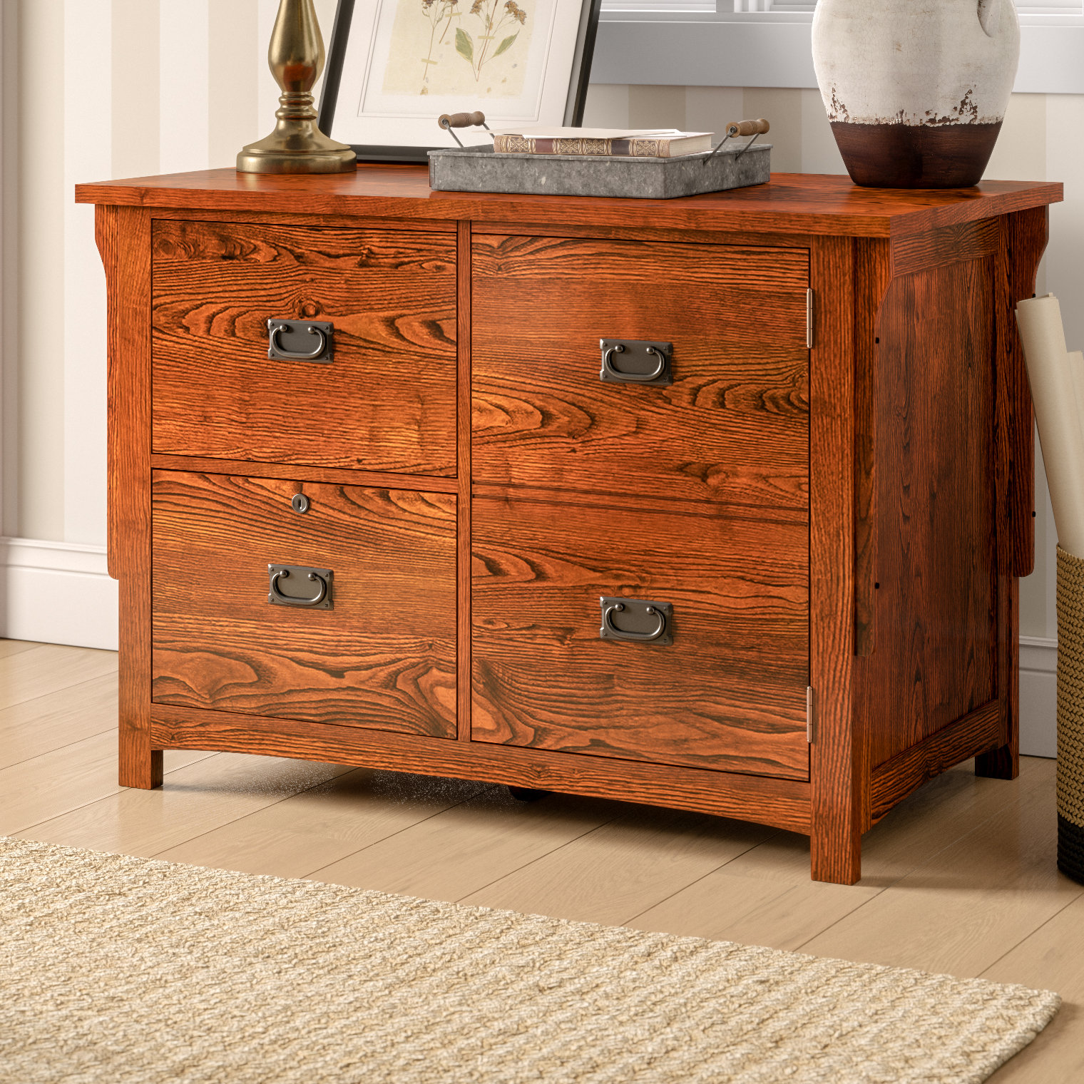 Birch Lane Heritage Limon 2 Drawer Lateral Filing Cabinet With Door Birch Lane Heritage Limon 2 Drawer Lateral Filing Cabinet With Door Reviews
