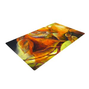 Kristin Humphrey Reflecting Light Yellow Area Rug