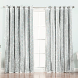 Light Blue Lace Curtains Wayfair Save