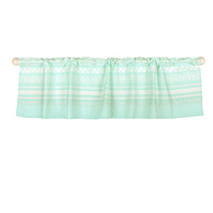 Geometric Green Valances Kitchen Curtains You Ll Love Wayfair Quickview