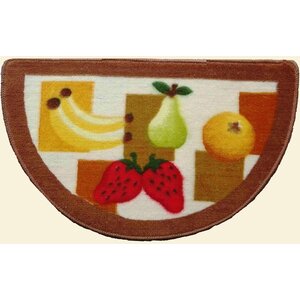 Half Moon Fruit Kitchen Mat