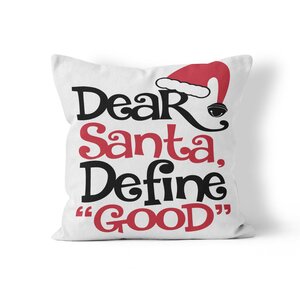 Dear Santa Throw Pillow