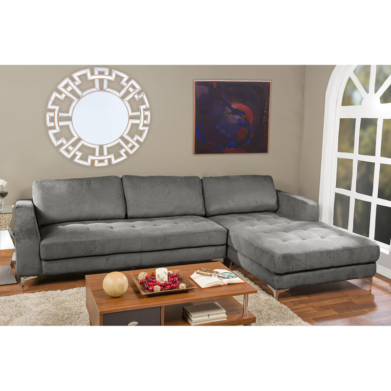 Wholesale Interiors Baxton Studio Sectional & Reviews | Wayfair