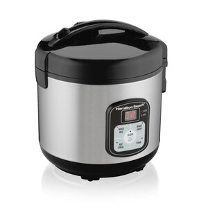 4 Piece 8 Cup Digital Cooker and Steamer