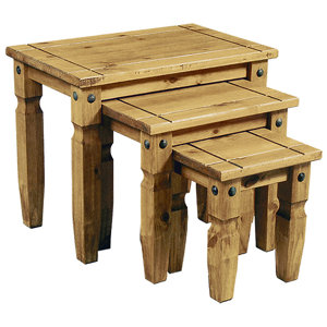 3-tlg. Satztisch-Set Rustic Corona von Heartlands Furniture