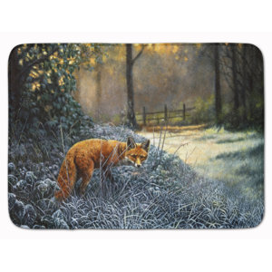 Fox on the Hunt Memory Foam Bath Rug