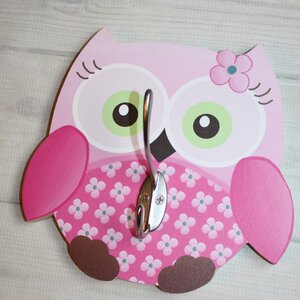 Girls Owl Wall Hook