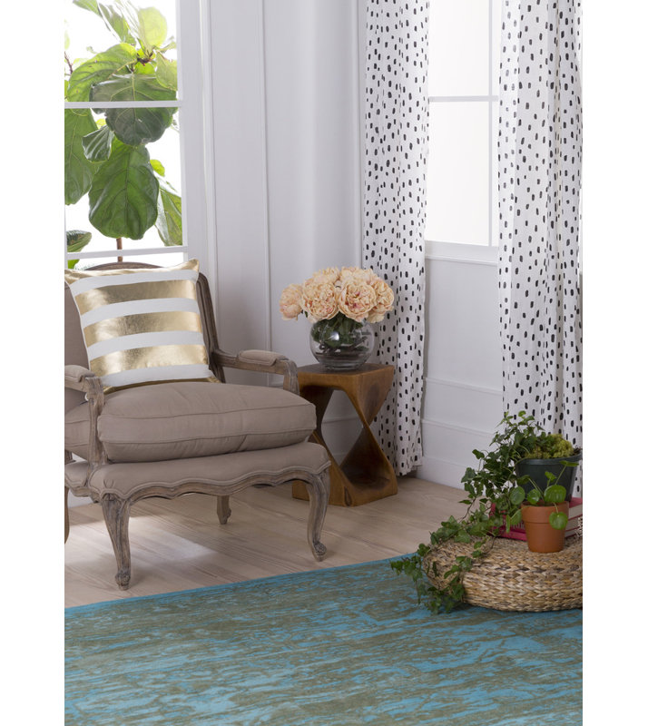 World Menagerie Mcintosh HandWoven Green/Teal Area Rug & Reviews Wayfair