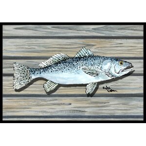 Fish Speckled Trout Doormat