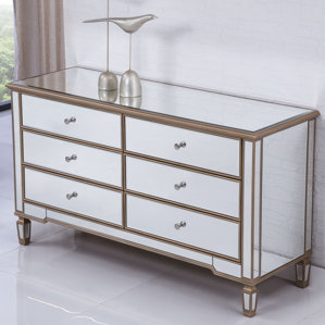 Emerita 6 Drawer Double Dresser by Rosdorf Park