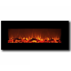 Krish Wall Mount Electric Fireplace by Varick Gallery