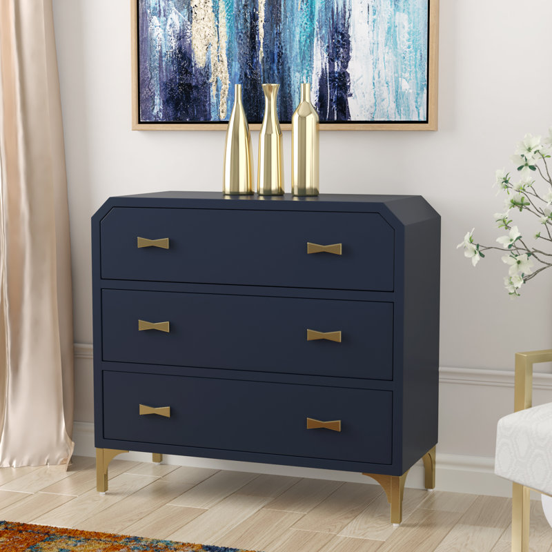 Willa Arlo Interiors Whitchurch Clip Corner 3 Drawer ...