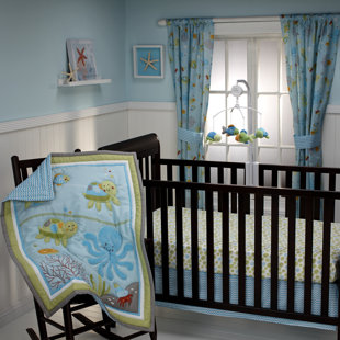 Turtle Crib Bedding Wayfair Kinnard 3 Piece Crib Bedding Set