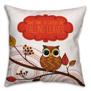 Friendly Fall Reminder Throw Pillow