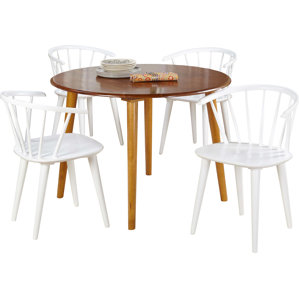 Florence 5 Piece Oak Dining Set by TMS