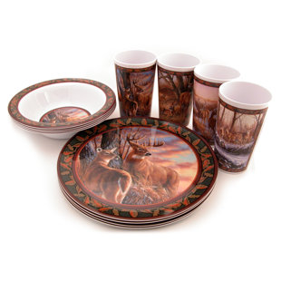 Whitetail Deer Dinnerware | Wayfair Whitetail Deer Dinnerware | Wayfair