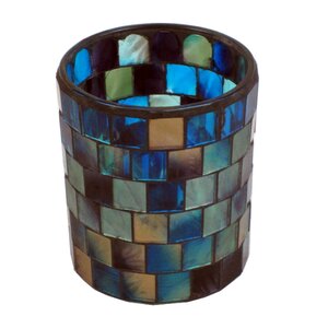 Mosaic Glass Votive