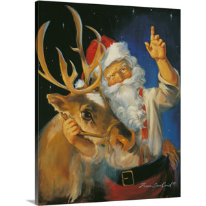 'Christmas Art 'Flight Plan' by Susan Comish Graphic Art Print
