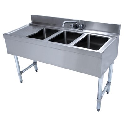 48 X 21 Free Standing Bar Sink With Faucet
