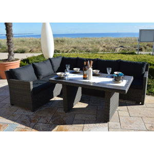 4-tlg. Ecksofa-Set Swinging mit Kissen von Bel ..