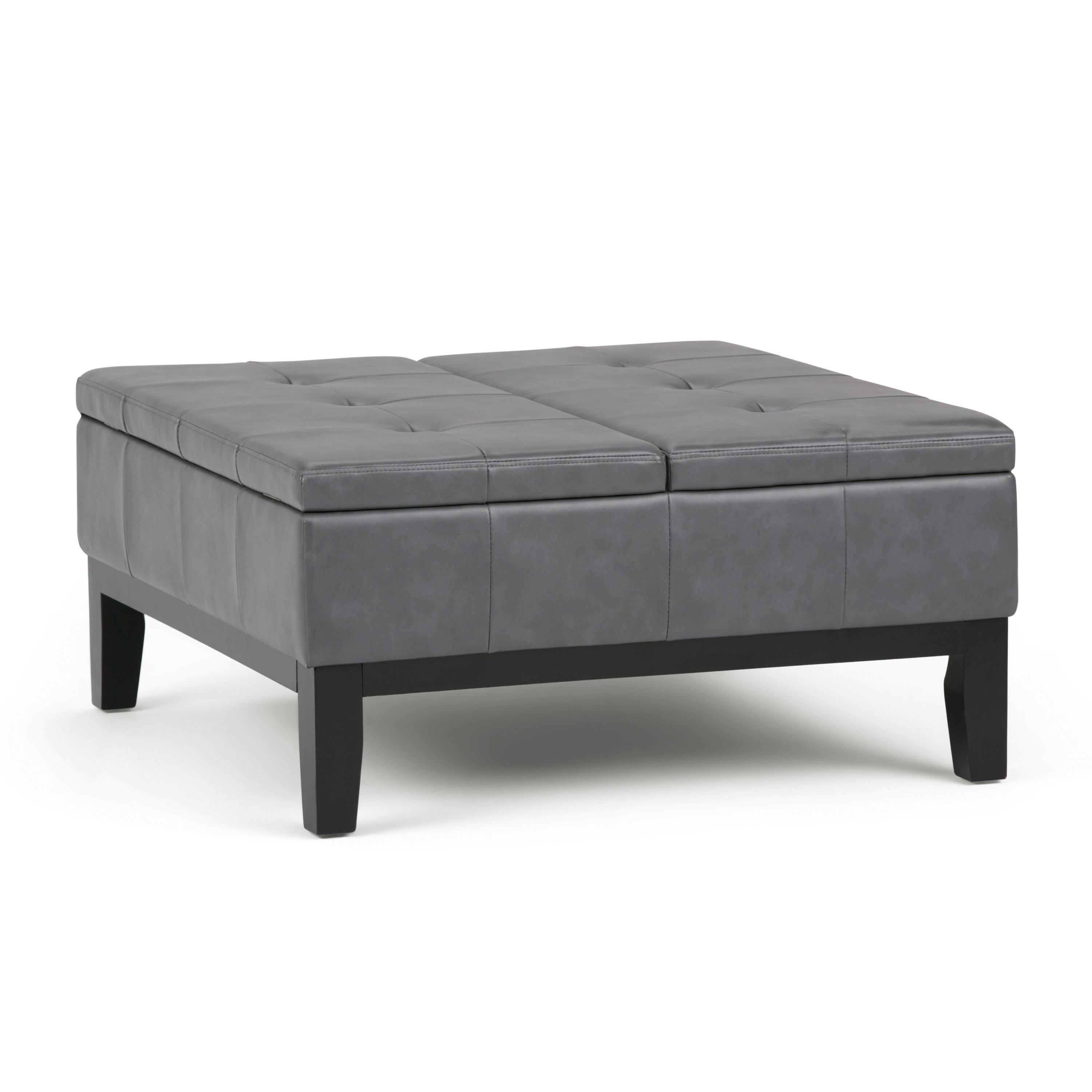 Simpli Home Dover Tufted Storage Ottoman Wayfair