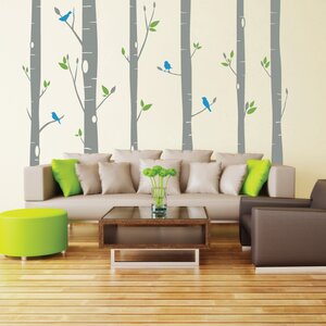 Woodland Sparrows Wall Decal