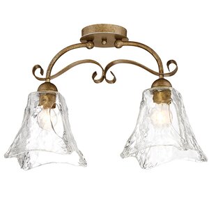 Whaley 2-Light Semi-Flush Mount