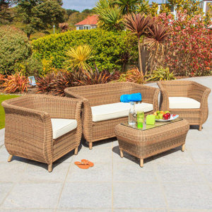 4-Sitzer Sofa-Set jamaica aus Rattan von Home Lo..