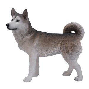 Siberian Husky Dog Statue